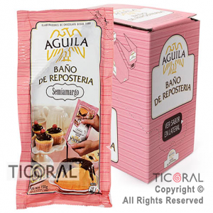 BAO REPOSTERIA SEMI AMARGO AGUILA X150GR x 12 x 1